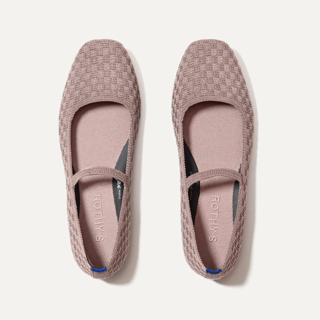 The Max Square Mary Jane - Dusty Lilac Basketweave