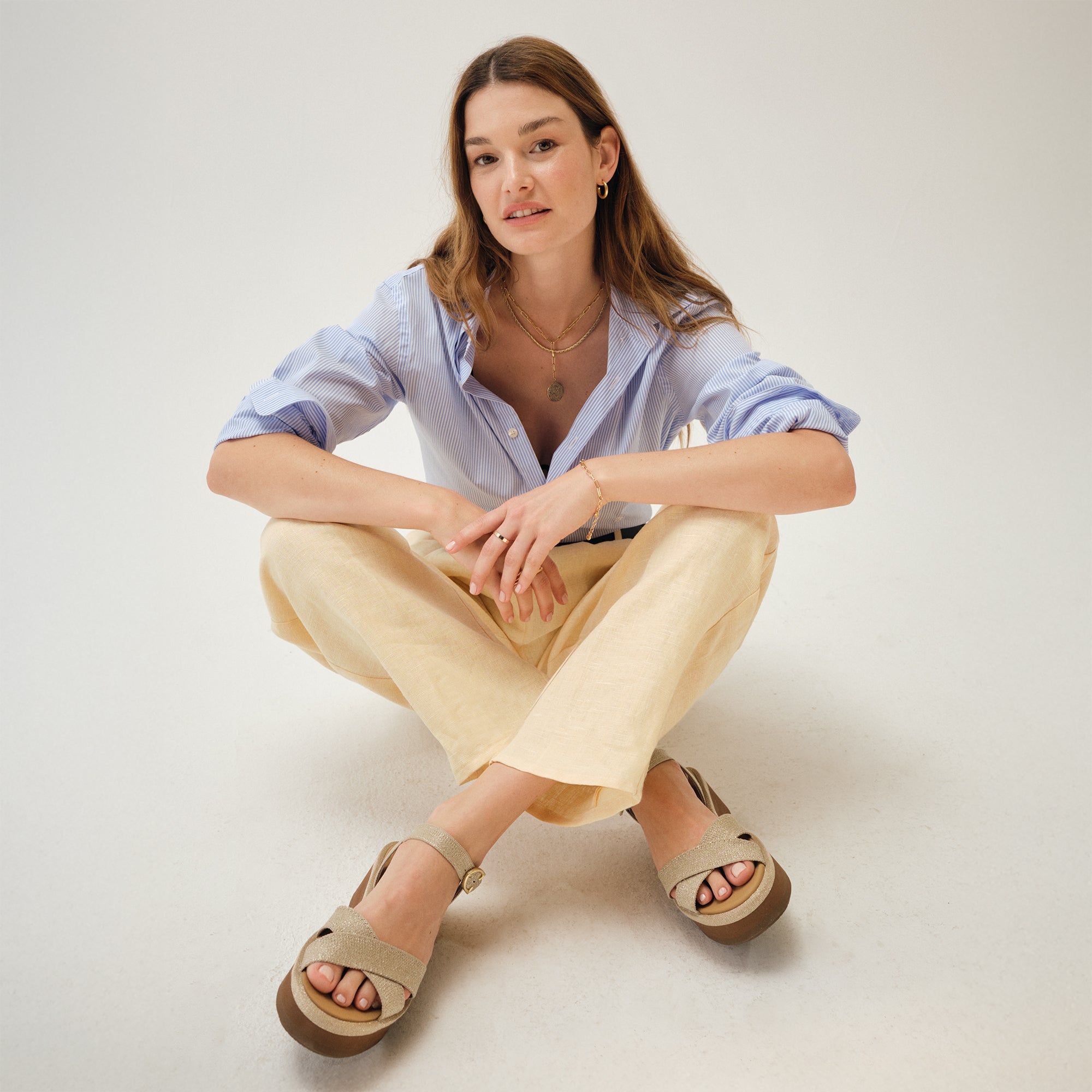 The Criss?CCross Lightweight Wedge Sandal - Aurora - Image 3