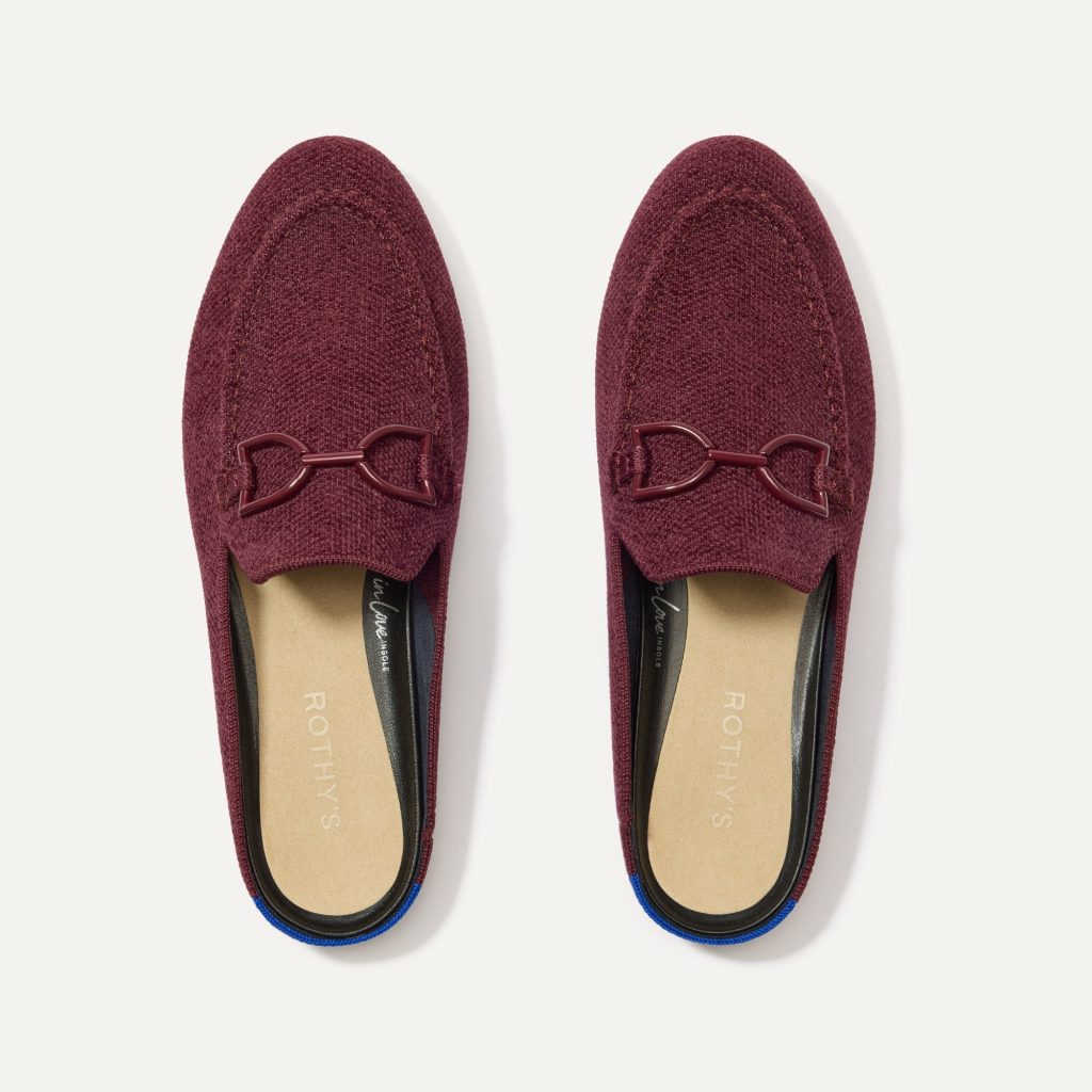 The ReVelvet? Double Bit Loafer Mule - ReVelvet??Syrah